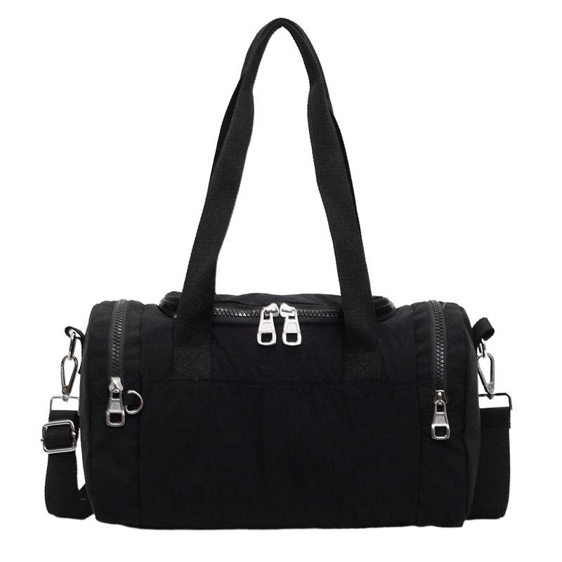 Waterproof Travel Bag Women's Shoulder Bag Solid Color Large Capacity Crossbody Bag