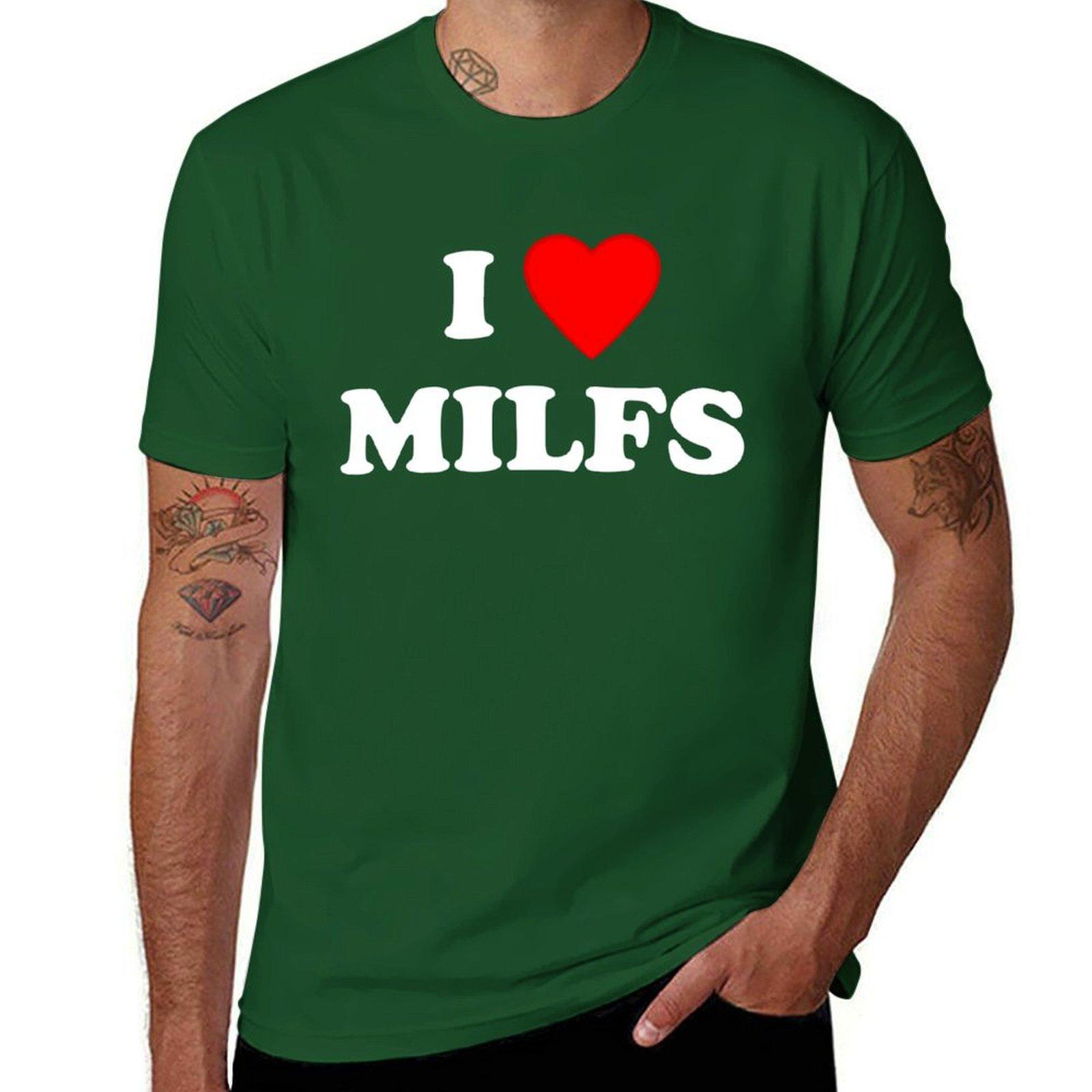 

I Love Milfs Tshirt kawaii clothes sports fans aesthetic clothes plus sizes oversized t shirt men 4XL