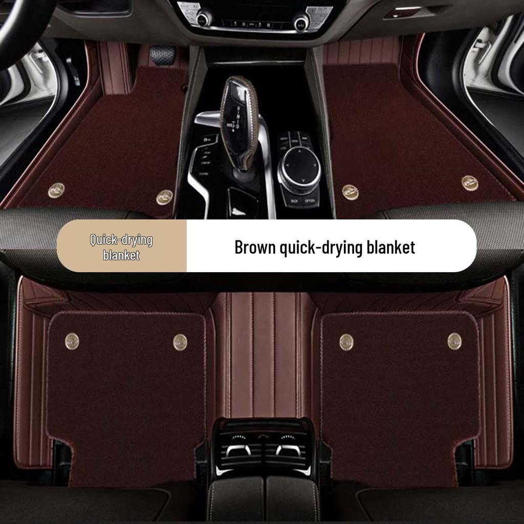 Maßgeschneiderte Bodenmatten aus echtem Leder für Toyota Crown, Camry, Avalon, Lavida, Prado und E’Z.