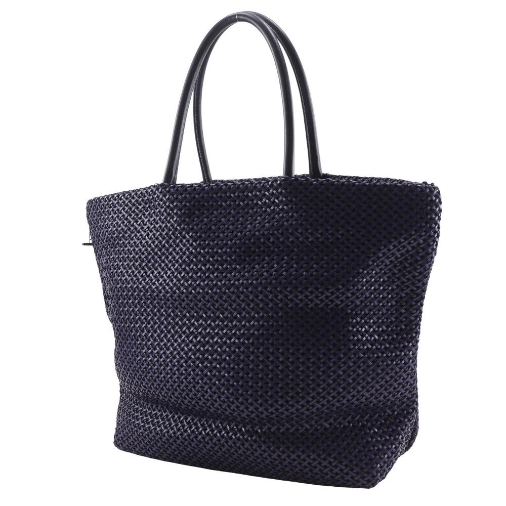 ANTEPRIMA Retecon Tote Bag Navy blue Wire Cord Women Used
