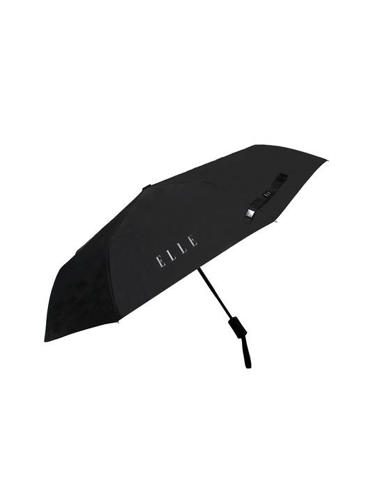 ELLE ELLE 55 Однотонный Полностью Автоматический Зонт 3-Складной Black_4980