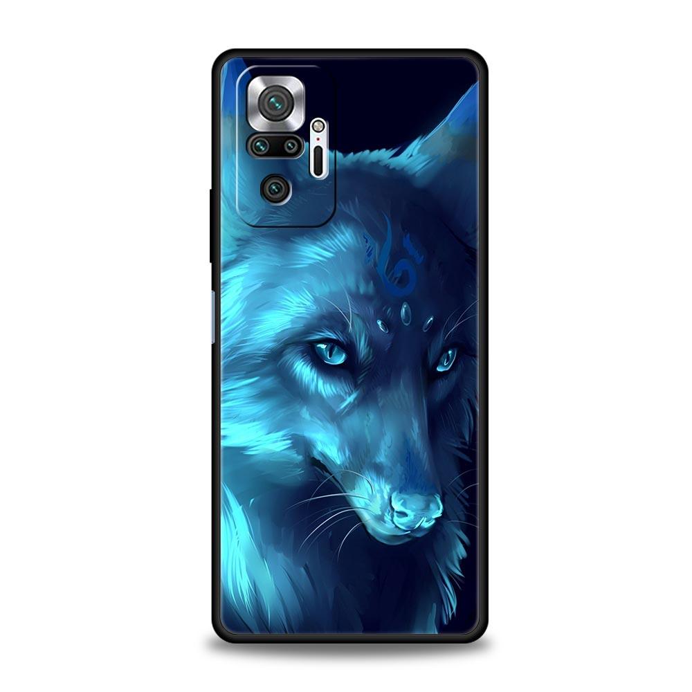Cute Cartoon Animal Fox Phone Case For Xiaomi Redmi Note 11 10 9 Pro 5G K50 9s 7 8 8T 8A 9A 9C 9T K40 Gaming Cover Coque Funda