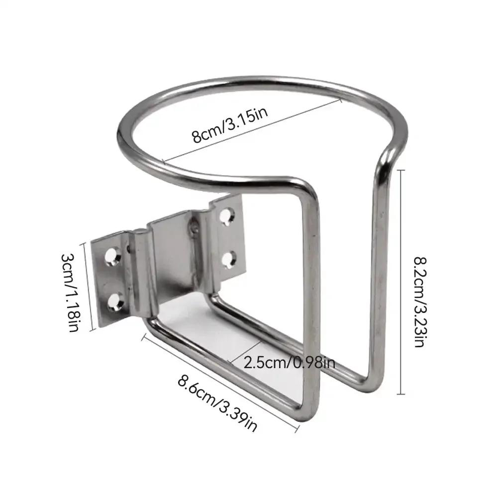 Stainless Steel Boat Ring Cup Drink Holder Universal Drinks Holders For Marine Yacht Boat Truck RV Car Trailer Hardware