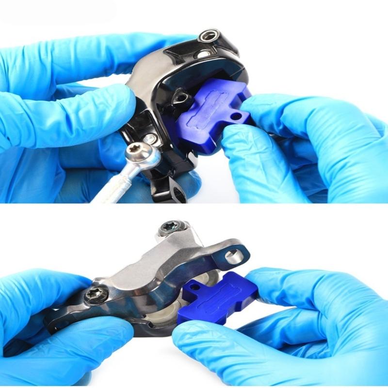 Bike Hydraulic Disc Brake Bleed Spacer Bicycles Brake Calipers Pad Spacer Tool 2/4-Piston Calipers Block Easy Use