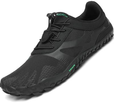 Barfuß-Laufschuhe, tragbare Fitness-Schuhe, flexibel, ultraleicht, atmungsaktiv, Schwarz 054 [SAGUARO], 25,5 cm