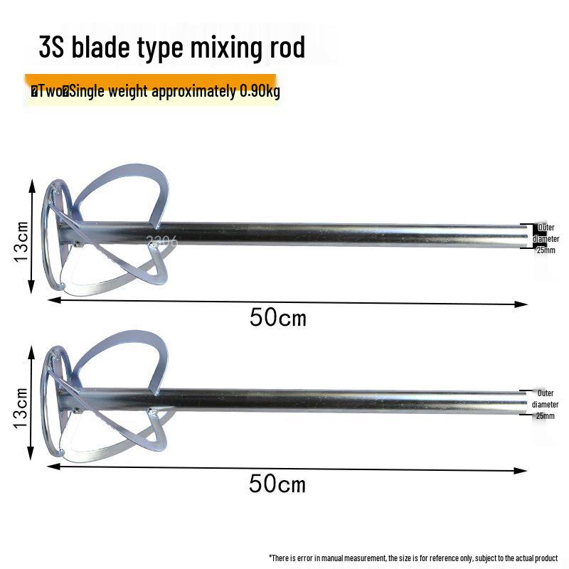 Rhinestone Spiral Mixing Rod for Cement and Putty Coating