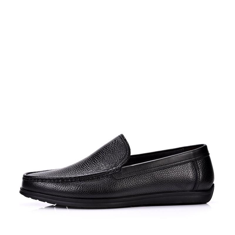 Men's Spring Leather Loafers - Genuine Cowhide, Soft Sole, Slip-on Casual Moccasins