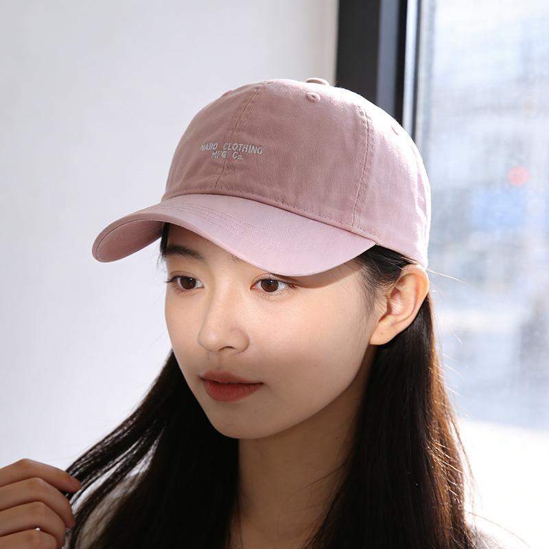 Baseball caps for men and women versatile casual sunscreen peaked caps spring and summer new couples tide
