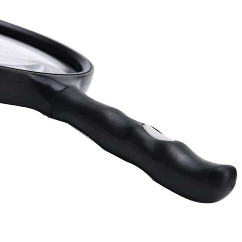 Lupa powiększająca 2,5x Ręczna lupa do czytania dla dzieci i seniorów Przenośna lupa Średnica soczewki 130 mm / 5,12 cala