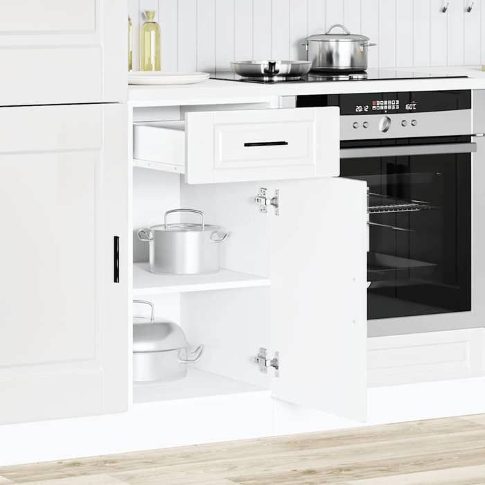 VidaXL Armoire de cuisine Porto blanc bois d'ingénierie 853947