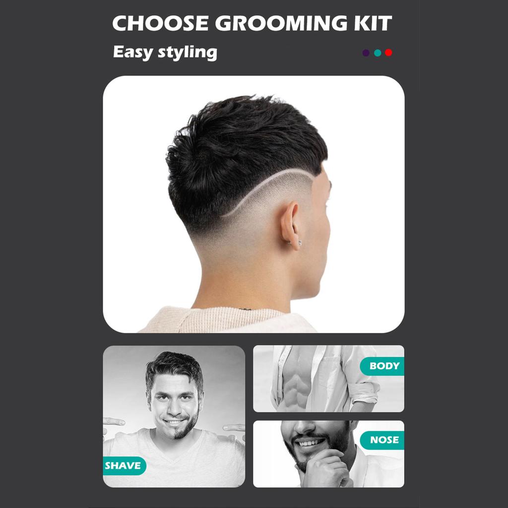 Retro Engraving All Metal Hair Clipper LED Display Fast Cutting Shaving Haircut Professional Styling