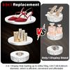 3 in 1 Electric Rotating Display Stand 360 Degree USB/Battery Turntable Holder Jewelry Display Stand Base for Photography Shoot