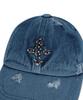 NOT4NERD 4 Symbol Stud Vintage Ball Cap - Deep Blue