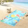 Colorful Beach Balls and Gummies Pattern Beach towel quick-drying for travel outdoor sports jogging beach and swimming