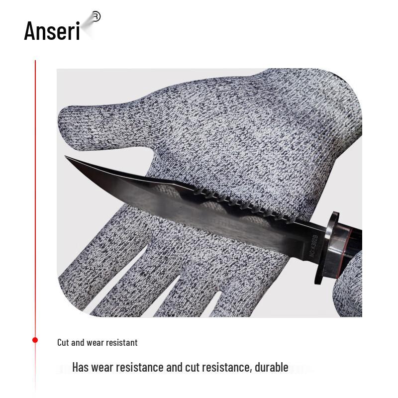 Ansaicui HPPE Cut-Resistant Work Gloves