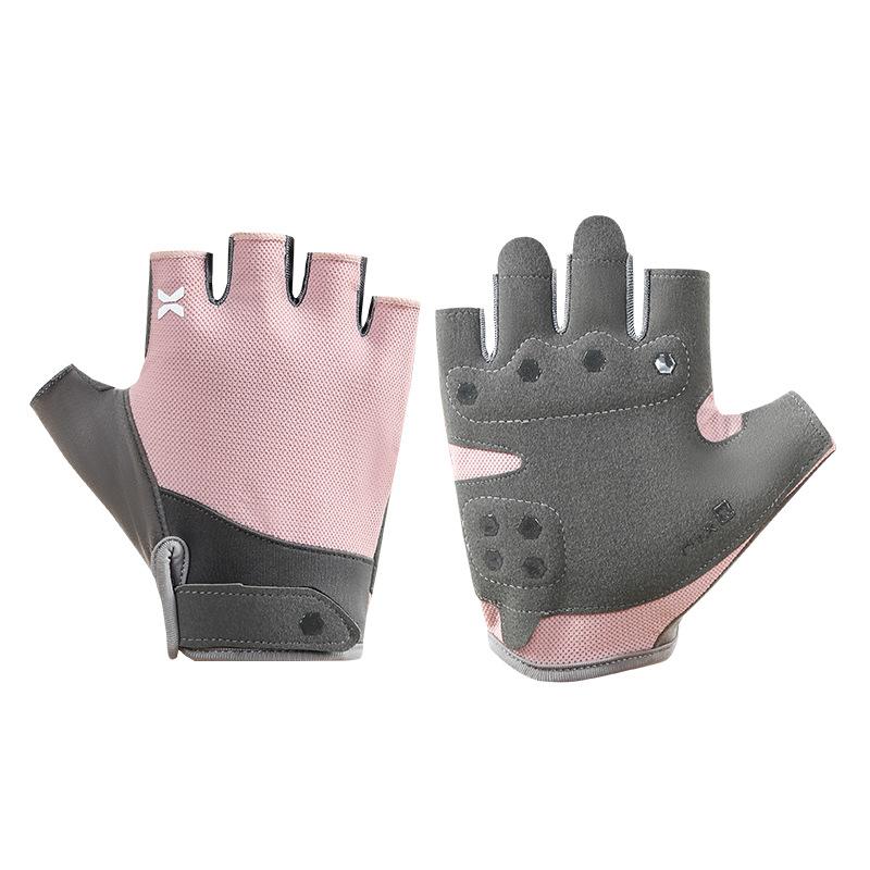 

Half Finger Fitness Gloves for Women Riding Summer Anti Slip Wear Resistant Shock Resistant Equipment Training Outdoor Sports Gloves L