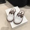 fashion 2024 Brand Shoes for Women Baotou Women's Slippers Fashion Belt Buckle Casual Slippers Women Hot Sale Light Flat Slipperszapatos