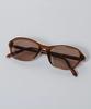 Retro Cat-Eye Oval Sunglasses(Brown)