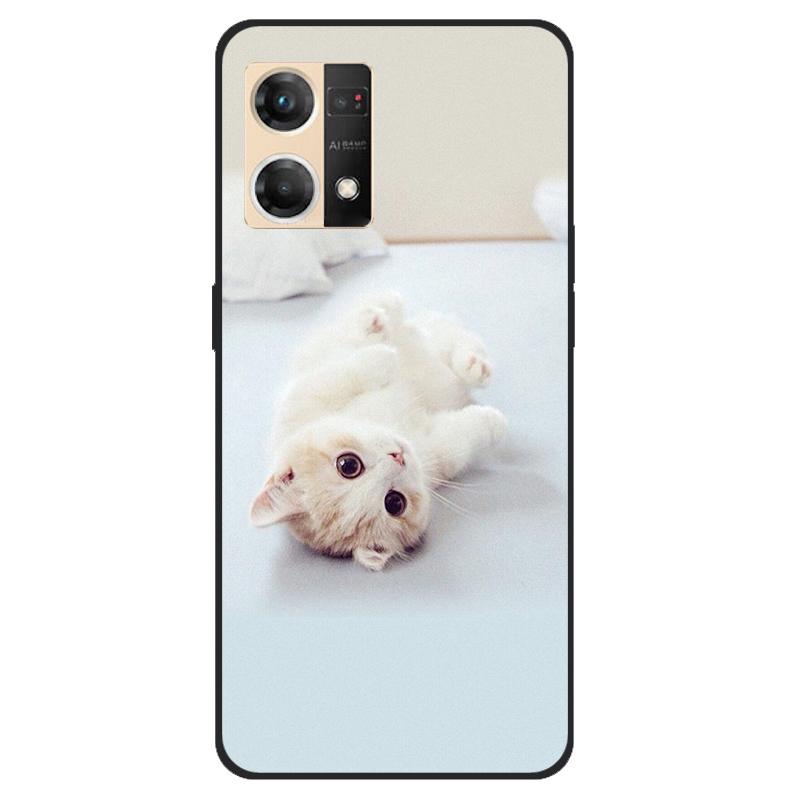 Für Oppo Reno7 4G Hülle CPH2363 Stoßfest Weiches Silikon TPU Rückseite für Oppo F21 Pro F21Pro Handyhüllen für Reno 7 4G Niedlich