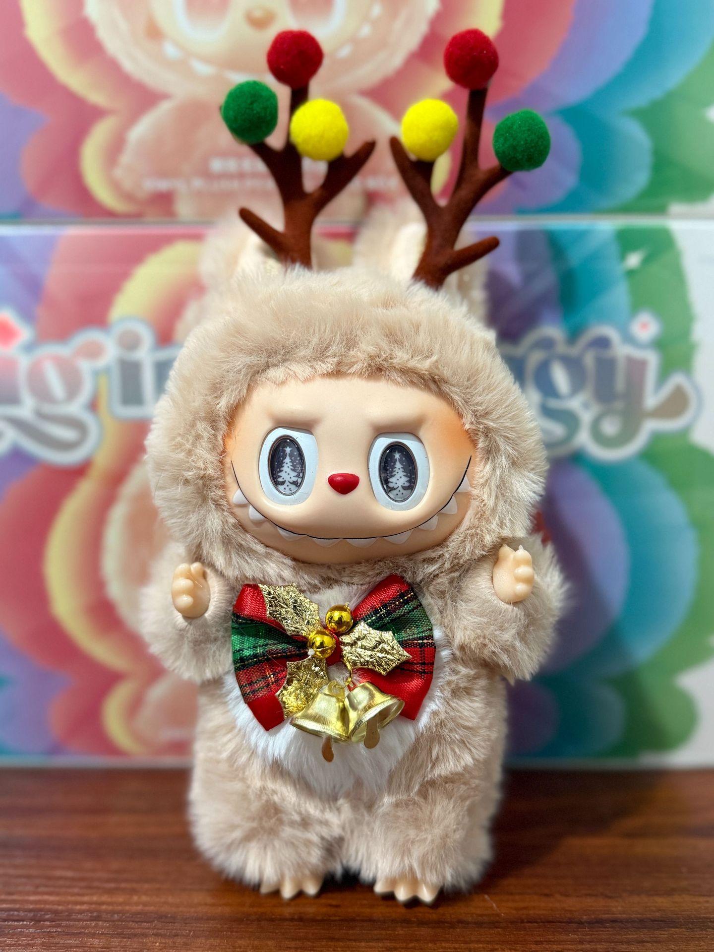 

6,7 дюйма Плюшевая виниловая поделочная игрушка Плюшевая кукла Украшение для рождественской елки