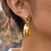 Yori New Arrivals Smooth Geometric Pendant Earrings for Women Autumn Winter Style Daily Wear Fashion Jewelry Accessories