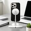 Luxury Business Magnetic Attachment Lychee Grain Leather Case for iPhone 17 Pro Max 16 15 14 13 for Magsafe Shockproof Cover