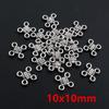 10-50pcs Flower Charms Connector Boho Vintage Pendants Alloy Metal DIY Jewelry Making Accessories Findings Crafts