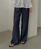 REORG Gir Wide Denim Like Pants Blue