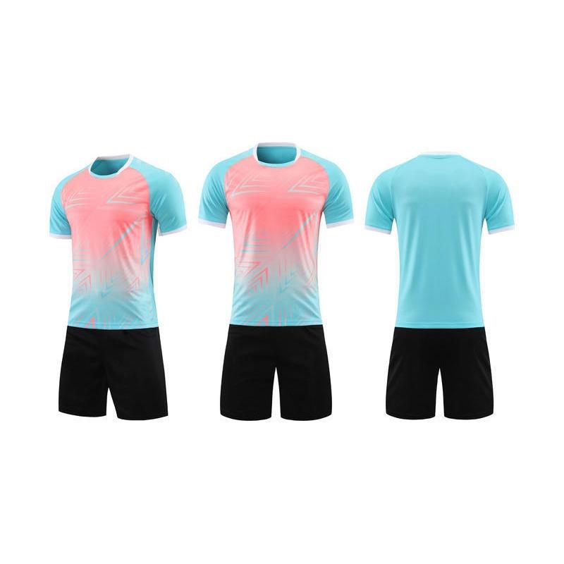Soccer Uniform Set Men'S Competition Team Uniform Adult Children Sports Short Sleeve Training Uniform Summer Quick-Drying Football Jersey Z109