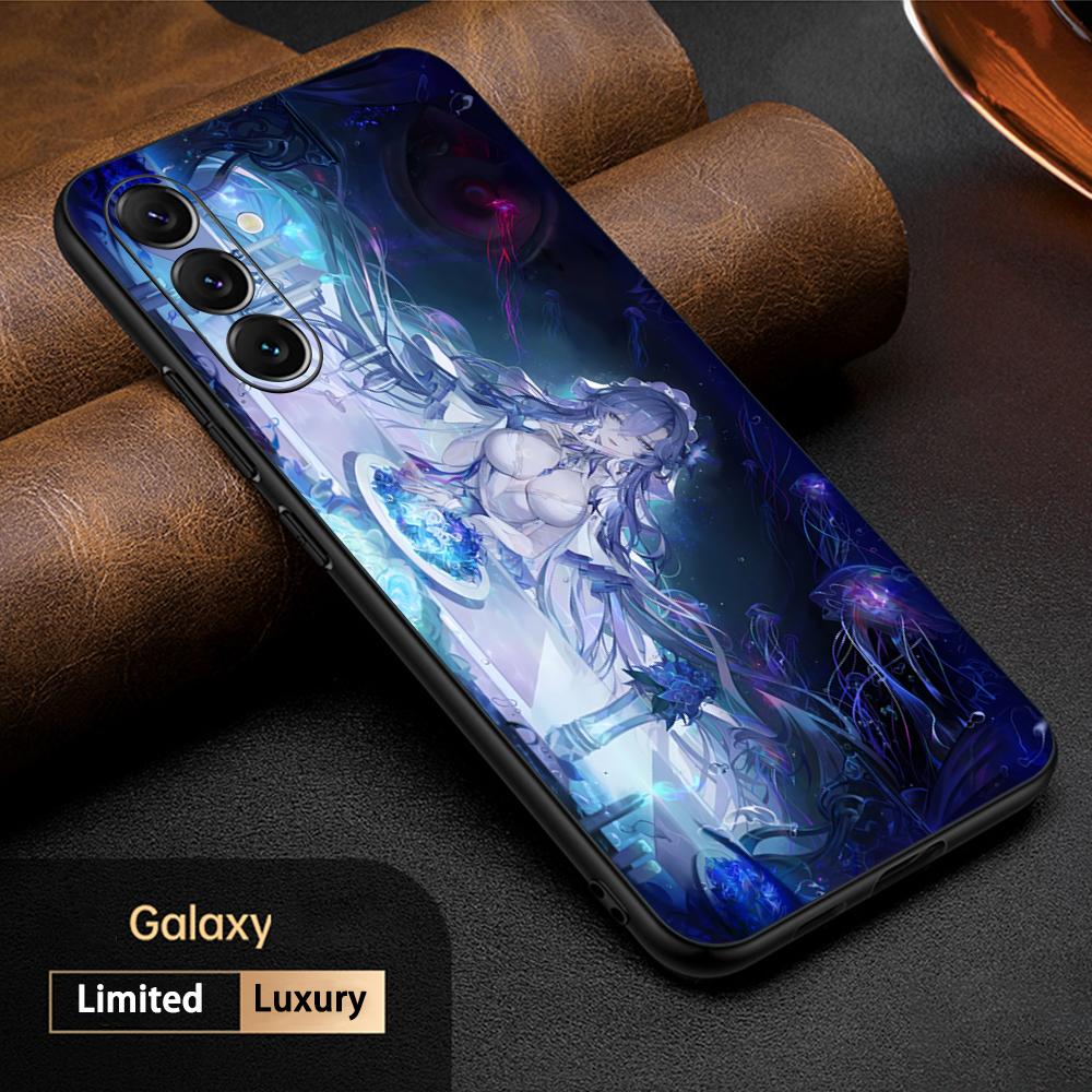 

Cantarella blue sexy game girl Phone Case For Samsung Galaxy S25 S24 S23 S22 S21 S20 Plus Ultra Note20 Soft Black Samsung S22