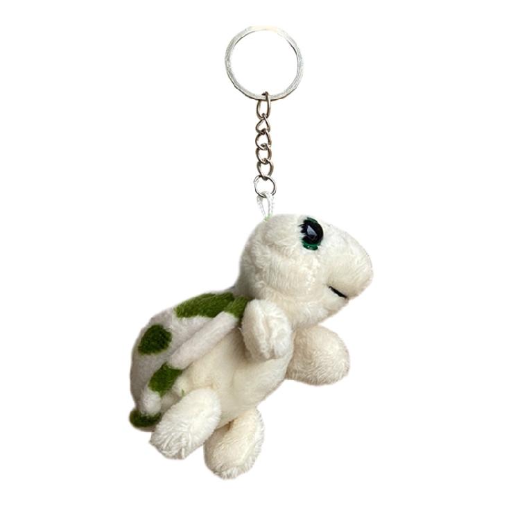 Cartoon Plüsch Schildkröte Schlüsselanhänger Niedlicher Anhänger Schlüsselring Hängendes Ornament Schlüsselhalter