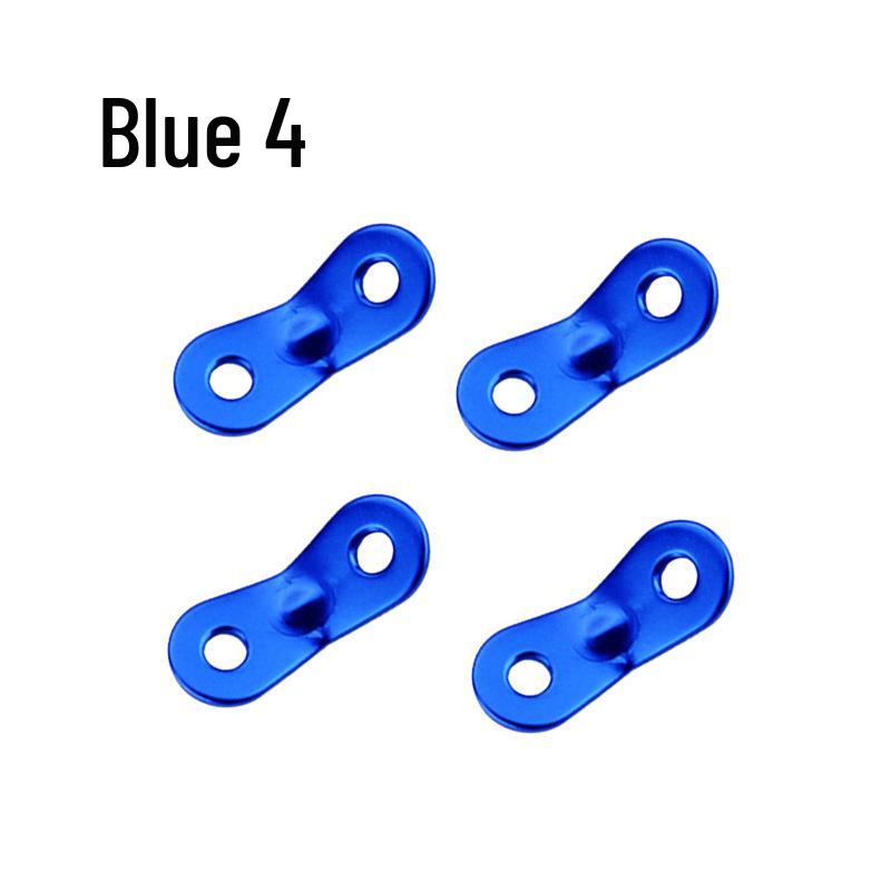 Double-Eye Fixed Outdoor Aluminum Alloy Tent and Canopy Rope Buckle