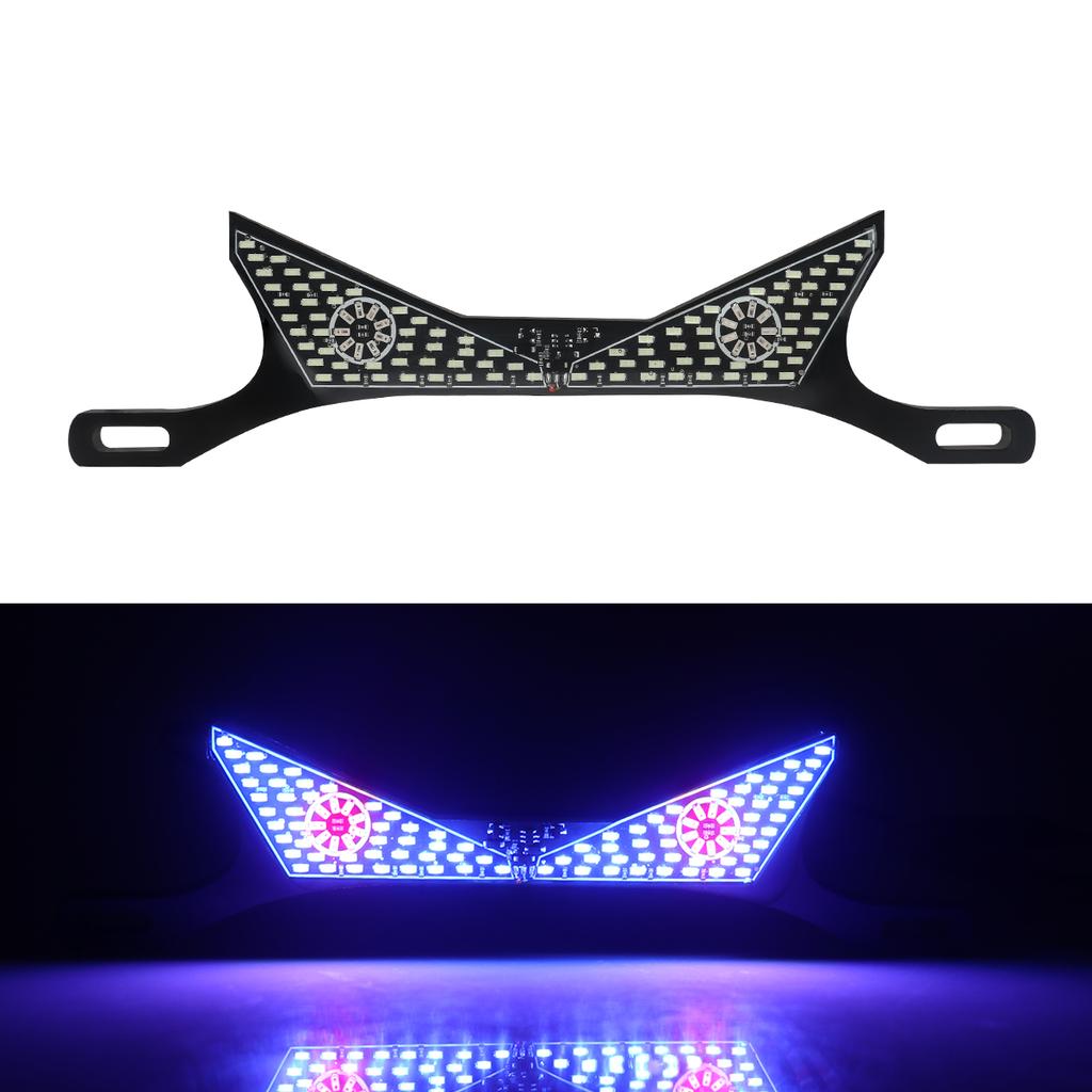 Motorcycle LED Lights Devil Eye Cat Eye Dynamic Tail Light Car Tail Decorative Lamp Strobe Eagle Eye Lamp Exterior Accessories
