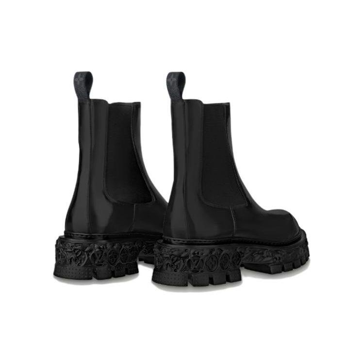 Louis Vuitton Lv Baroque Chelsea Boots 'Black' 1AAHB9