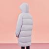Anta Solid Color Water-Resistant Mid-Length Duck Down Jacket Women Outerwear Light-Lavender 962348904-5