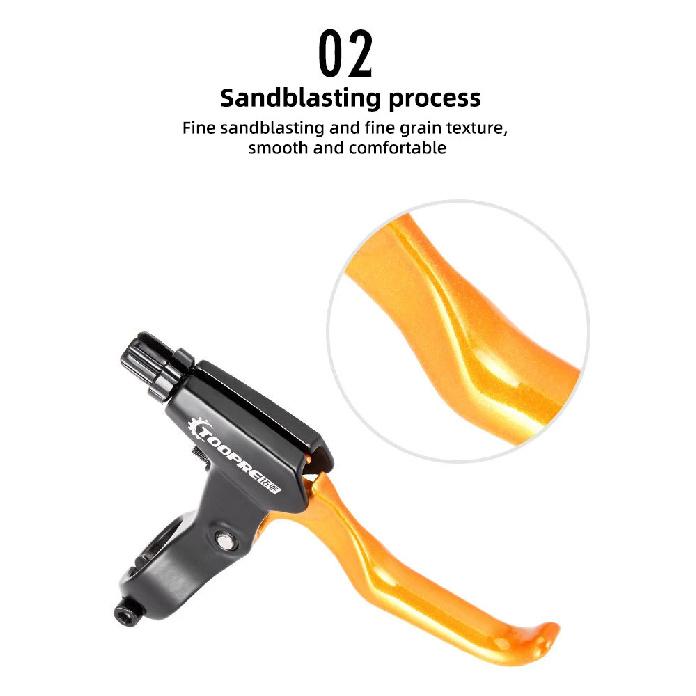 Toopre Bicycle Brake Lever Handle Aluminum Alloy Mountain Bike Brake Lever Fr5 Children's Bicycle Brake Lever Universal