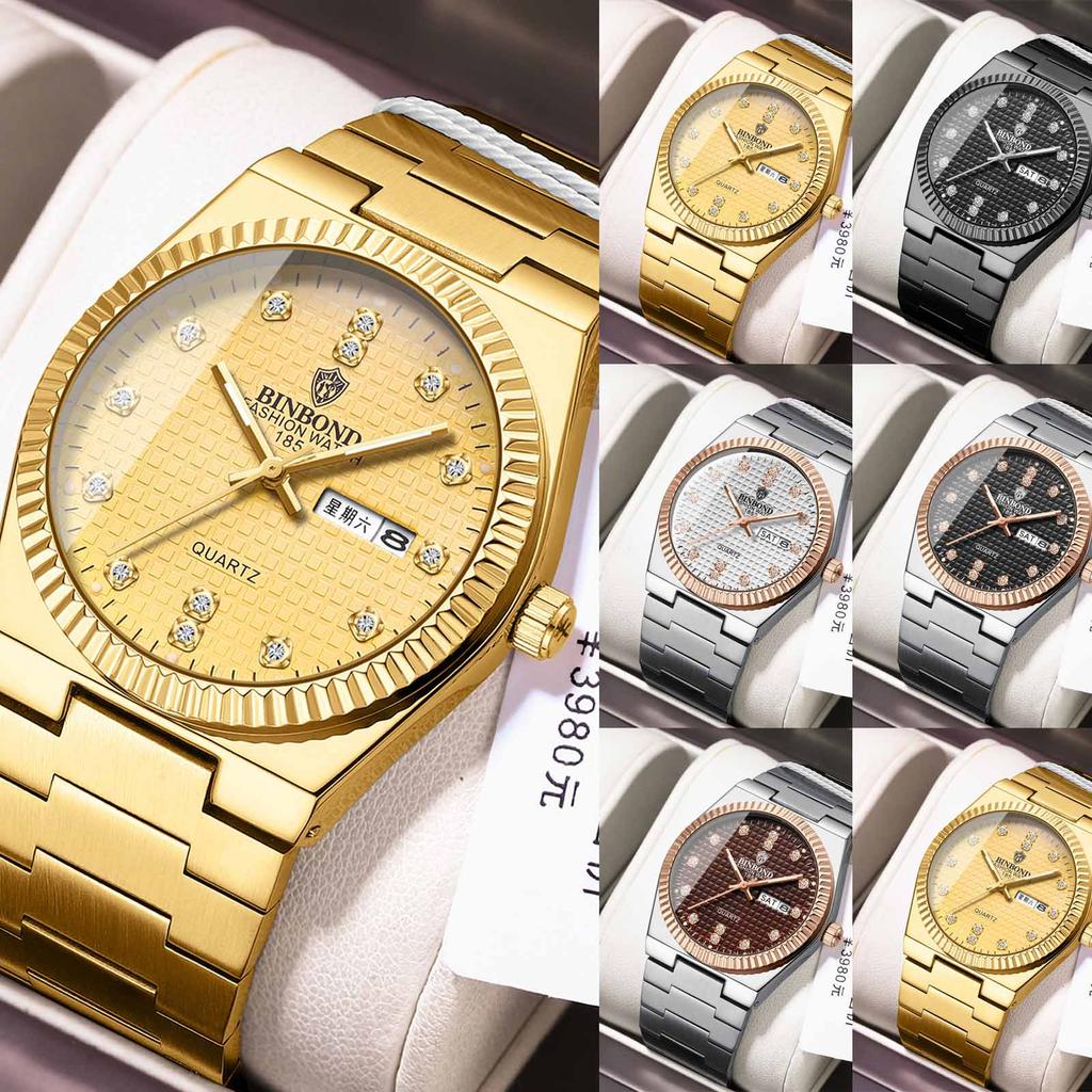 Men's Waterproof Luminous Running Alarm Clock Watch