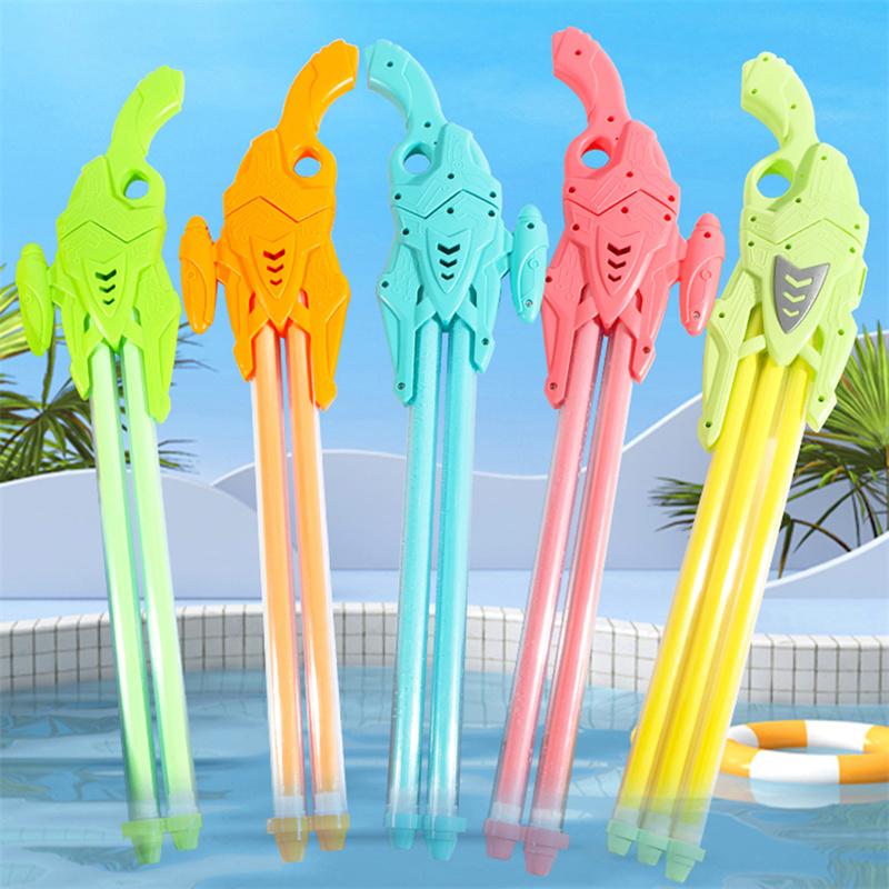 Water Gun Toys Outdoor Swimming Pool Beach Game Toys For Kids Boys Girls Adults Simple Drift Telescopic Water Guns