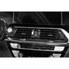 For BMW X3 G01 X4 2018- ABS Carbon Fiber Middle Console Air Outlet Vent Trim