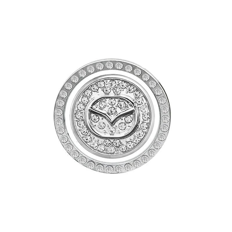 

Car One-click Start Button Decoration Sticker Crystal Rhinestone ngine Ignition Sticker For Mazda 2 3 5 6 Axela Atenza Allegro белый