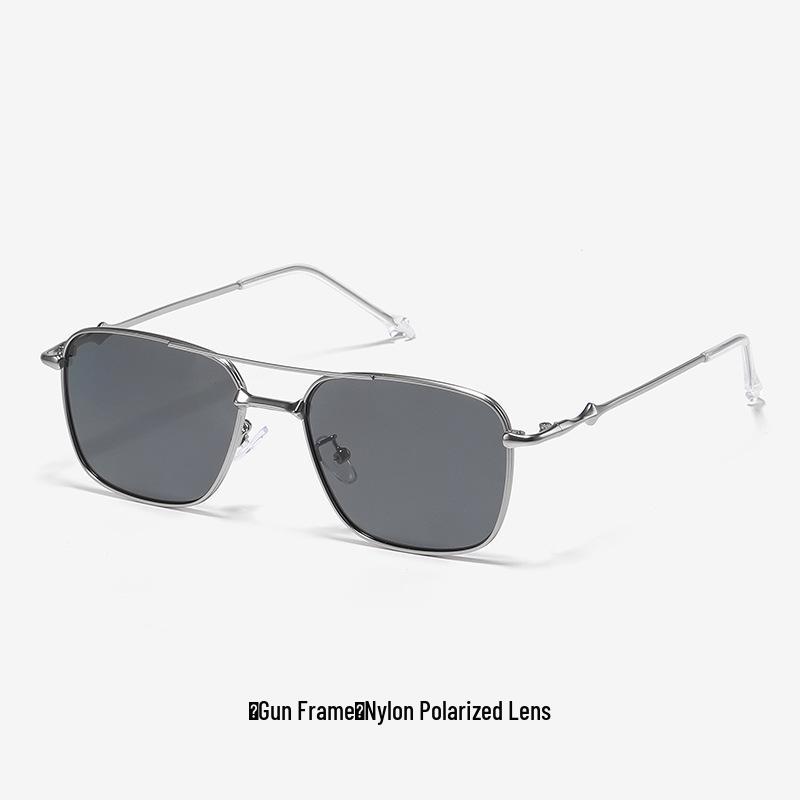 Unisex Korean Style Trendy Nylon Polarized Sunglasses for Outdoor Sun Protection - Slimming Face Effect