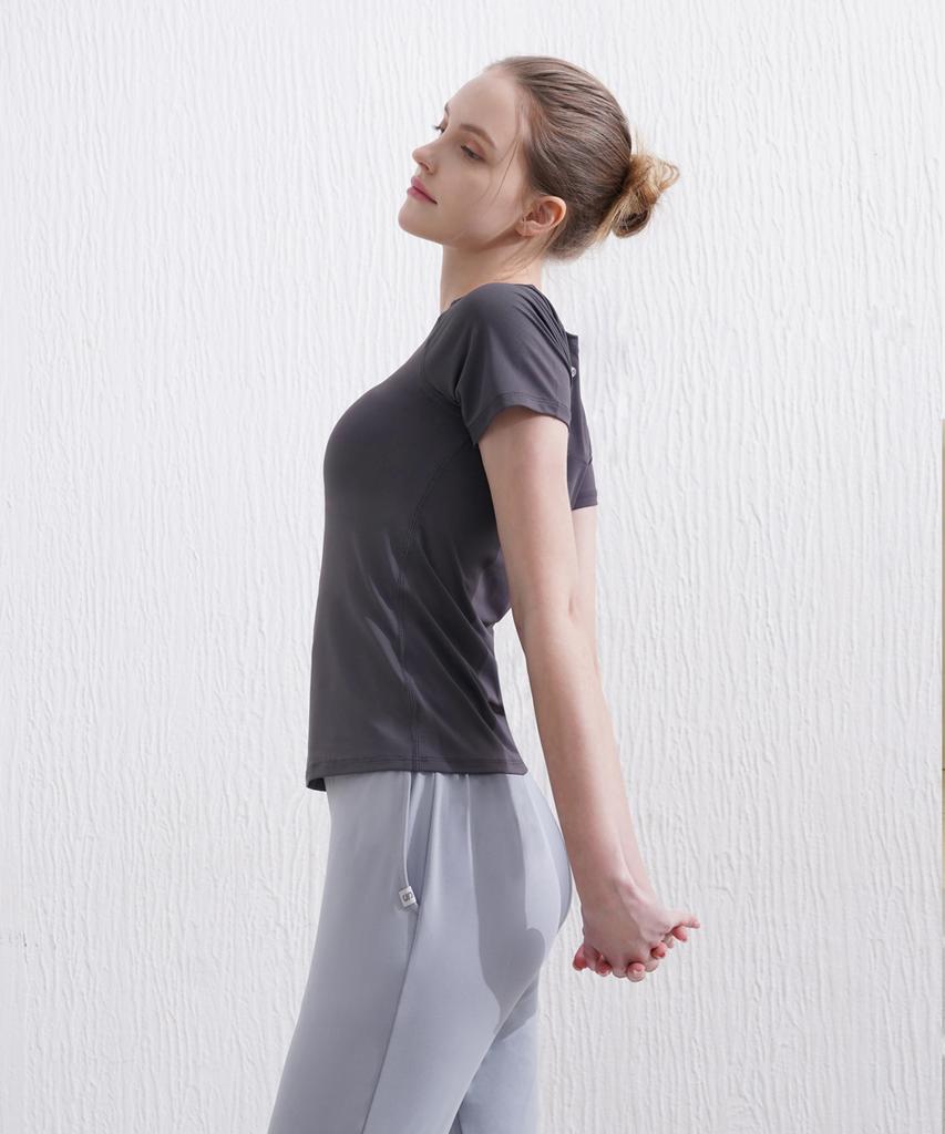 SKULLPIG Swt25024-03 Airfresh Slim T-Shirt Charcoal