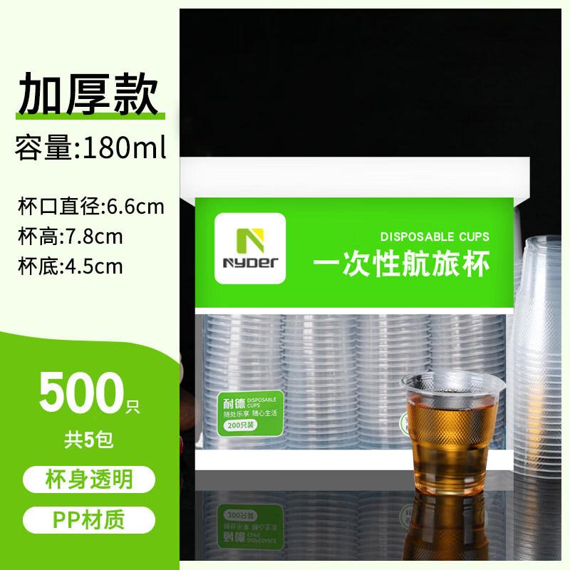 ZISIZ Disposable Plastic Cups