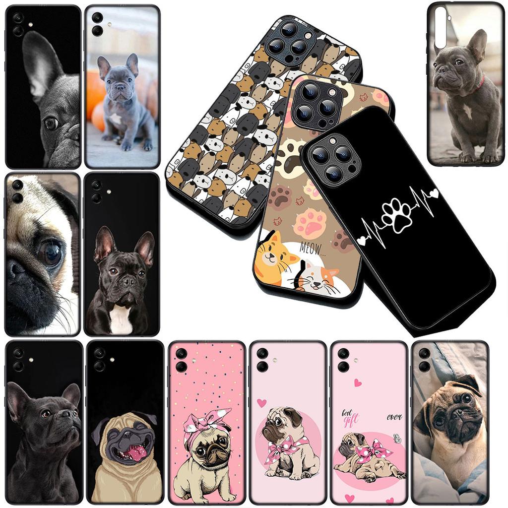 Cover for Xiaomi Poco C75 C65 C85 X7 X6 M8 F7 F8 Ultra F6 Pro MI PocoF7 Casing Silicone Phone Case Paw France Bulldog Dog Art