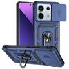 For Xiaomi Poco X6 5G Case Slide Camera Lens Protect Phone Case For PocoX6 Poko Little X6 X 6 6X Magnetic Ring Holder Back Cover