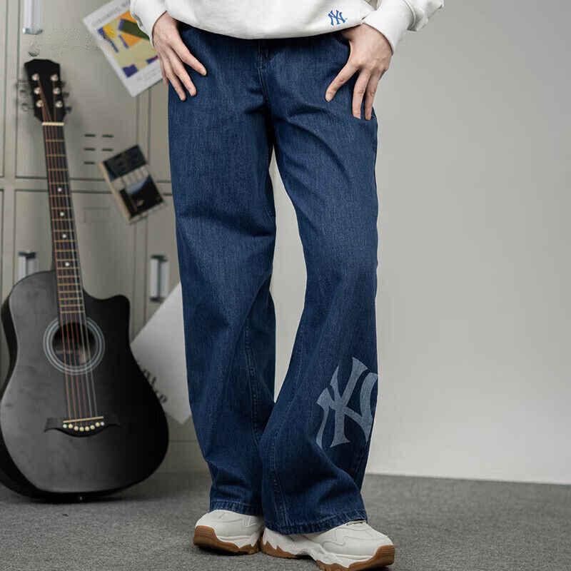 New MLB New York Yankees Jeans Women's Blue 3FDPB0741-50INS