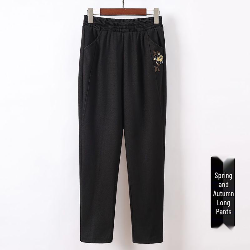 Haremshose mit hohem Bund und Fleecefutter für Damen - Herbst-/Winterstil