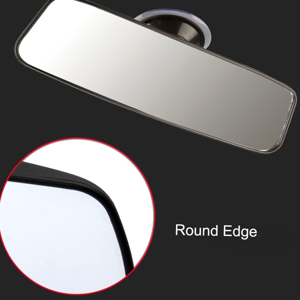 

Зеркало заднего вида автомобиля, Салонное зеркало автомобиля на присоске, Универсальное салонное зеркало, Сильная адсорбция, Большой обзор, Крепится на лобовое стекло для