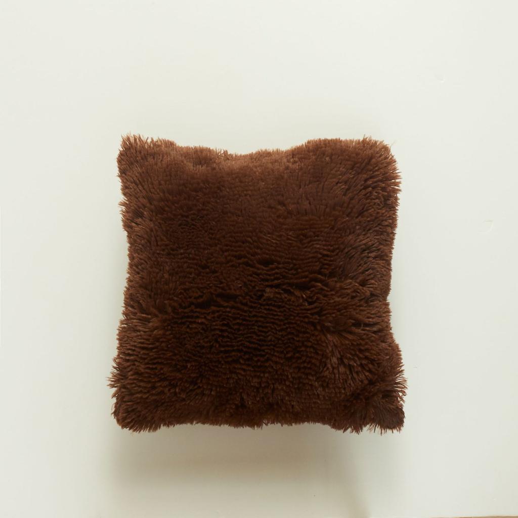 Korean Plush Pillow Cover, Crystal Plush Sea Lion Pillow, Soft and Comfortable Solid Color Creative Cushion Cover