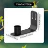 Staffa a Muro per Mangiatoia per Uccelli Accessorio da Esterno in Metallo Robusta Elegante Compatta Resistente